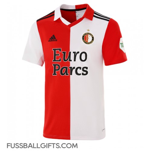 Feyenoord Fußballbekleidung Heimtrikot 2022-23 Kurzarm